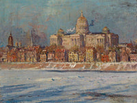 The Pennsylvania State Capitol Building, Harrisburg By Colin Campbell Cooper Fine Art Print