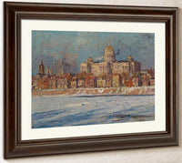 The Pennsylvania State Capitol Building, Harrisburg By Colin Campbell Cooper Fine Art Print