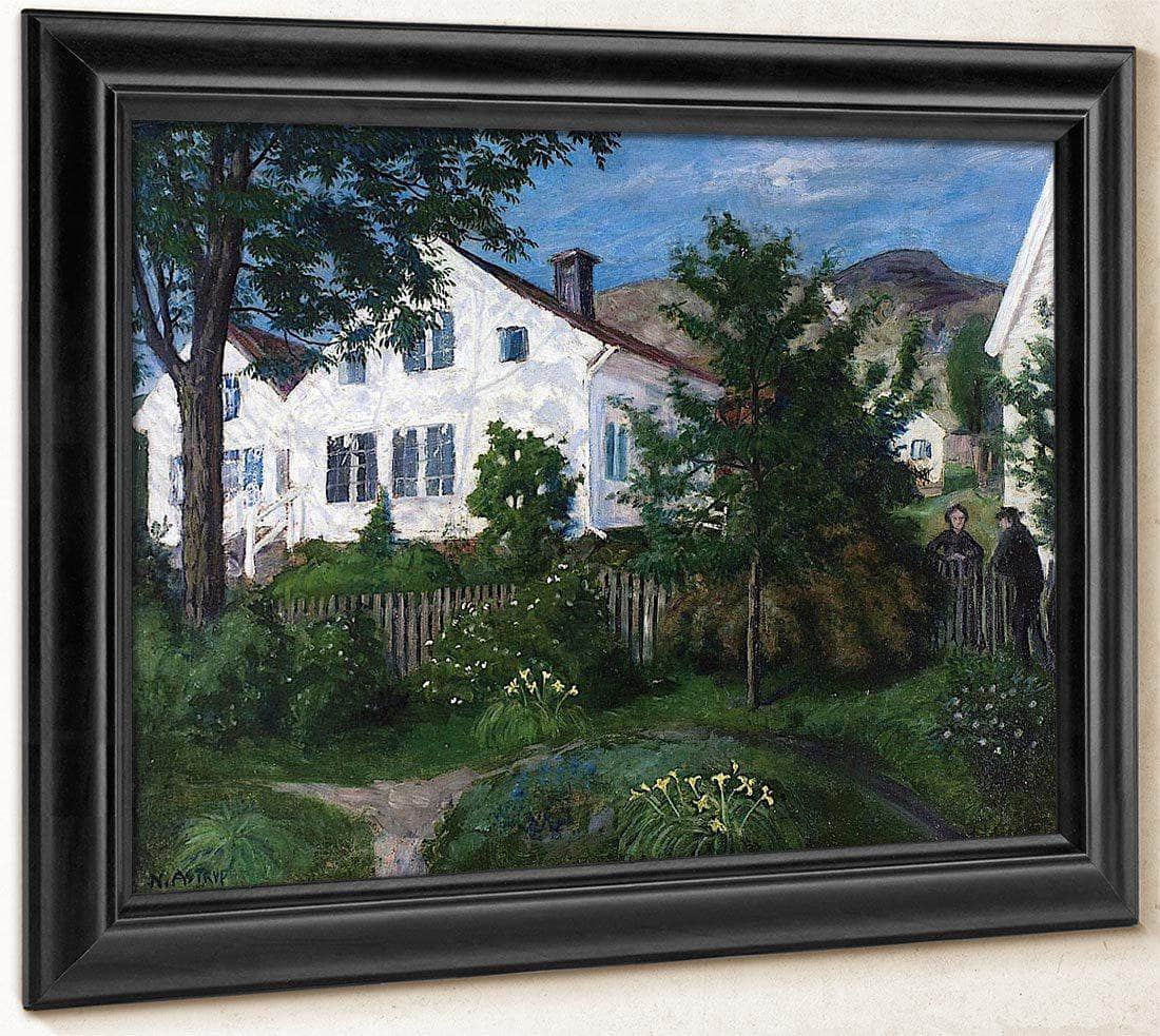 The Personnage By Moonlight By Nicolai Astrup Fine Art Print