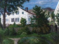 The Personnage By Moonlight By Nicolai Astrup Fine Art Print