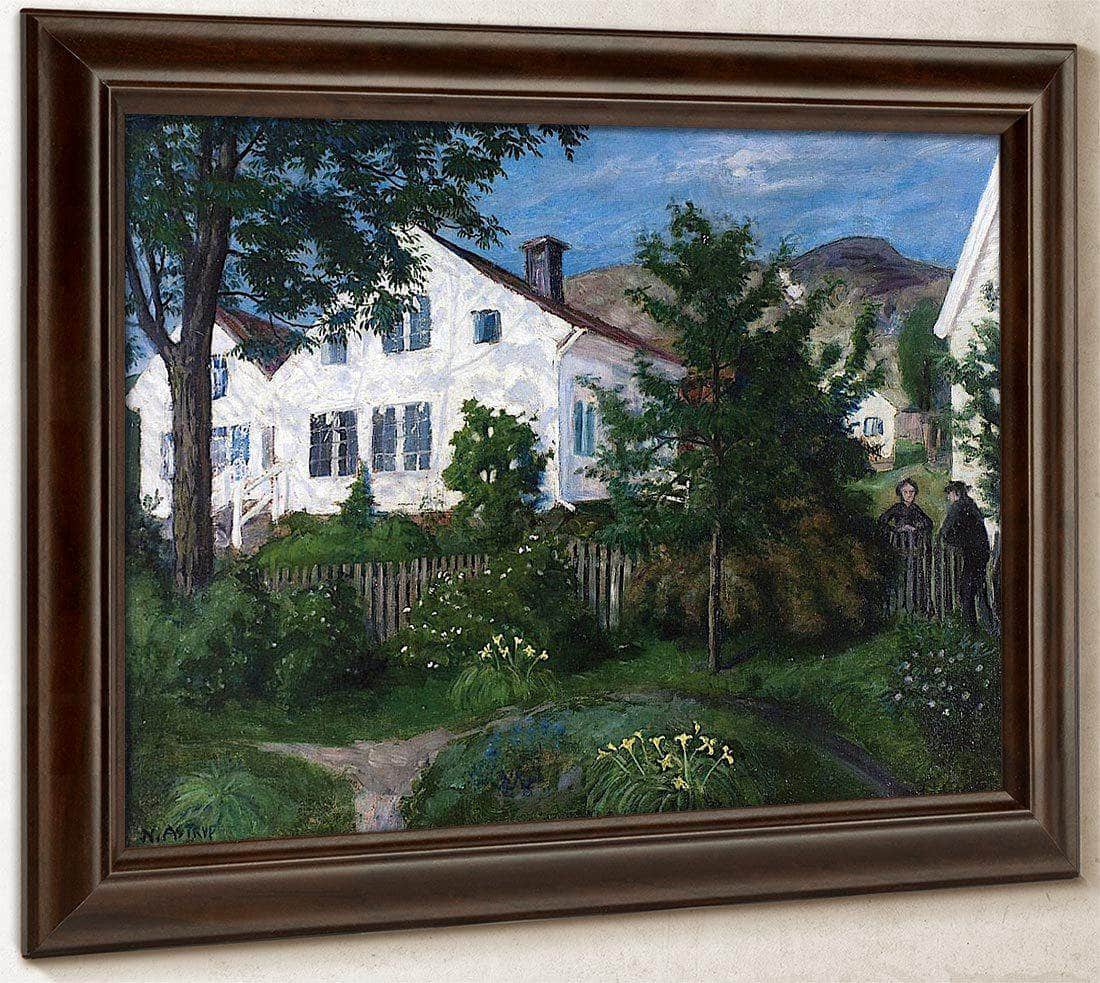 The Personnage By Moonlight By Nicolai Astrup Fine Art Print