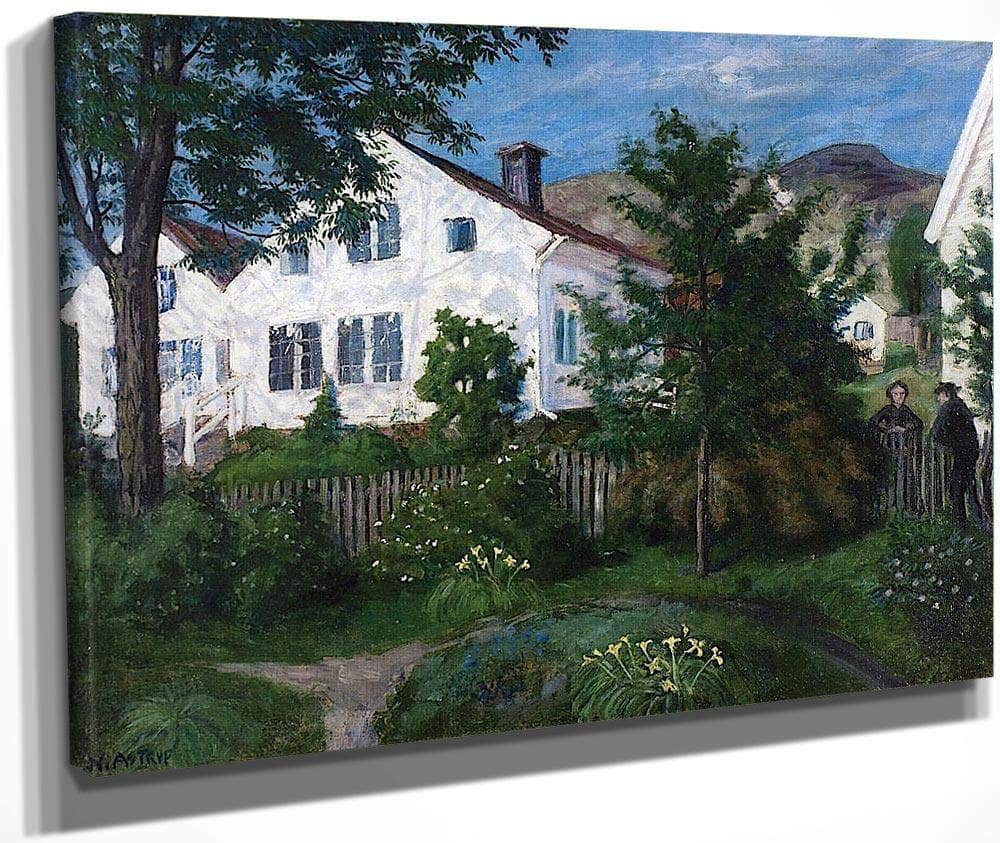 The Personnage By Moonlight By Nicolai Astrup Fine Art Print