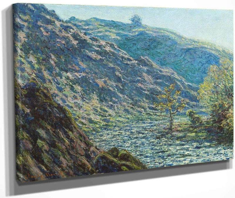 The Petite Creuse River By Monet Claude Fine Art Print