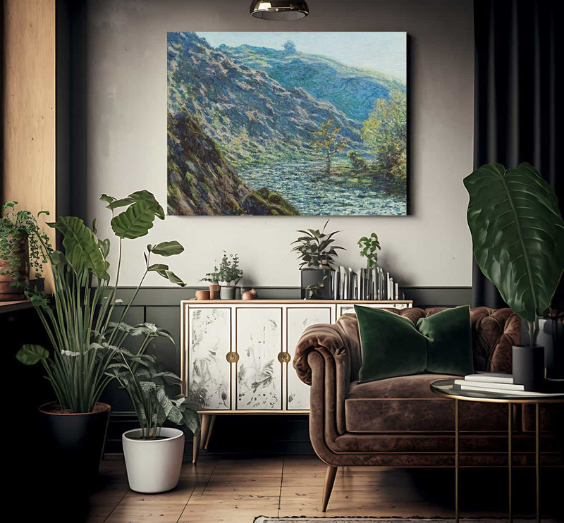 The Petite Creuse River By Monet Claude Fine Art Print