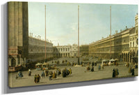 The Piazza San Marco By Canaletto Fine Art Print