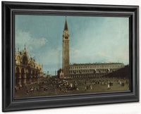 The Piazza San Marco Venice By Canaletto Fine Art Print