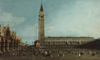 The Piazza San Marco Venice By Canaletto Fine Art Print