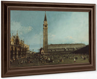 The Piazza San Marco Venice By Canaletto Fine Art Print