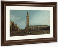 The Piazza San Marco Venice By Canaletto Fine Art Print