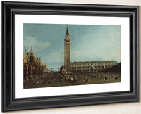 The Piazza San Marco Venice By Canaletto Fine Art Print