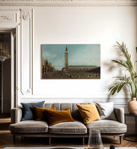 The Piazza San Marco Venice By Canaletto Fine Art Print