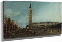 The Piazza San Marco Venice By Canaletto Fine Art Print