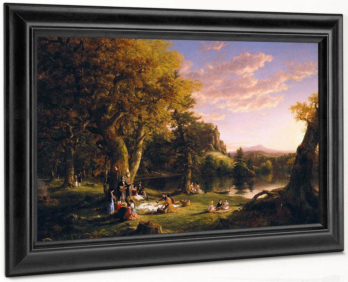 The Pic Nic By Cole Thomas Fine Art Print