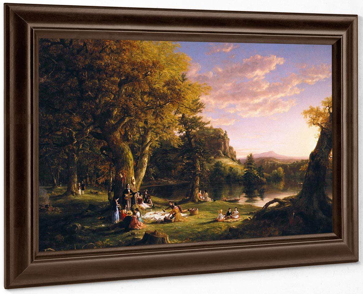 The Pic Nic By Cole Thomas Fine Art Print