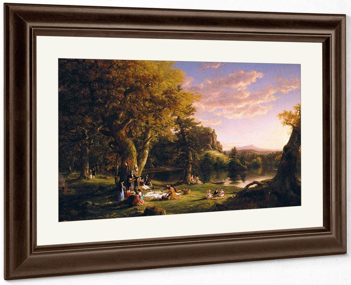 The Pic Nic By Cole Thomas Fine Art Print