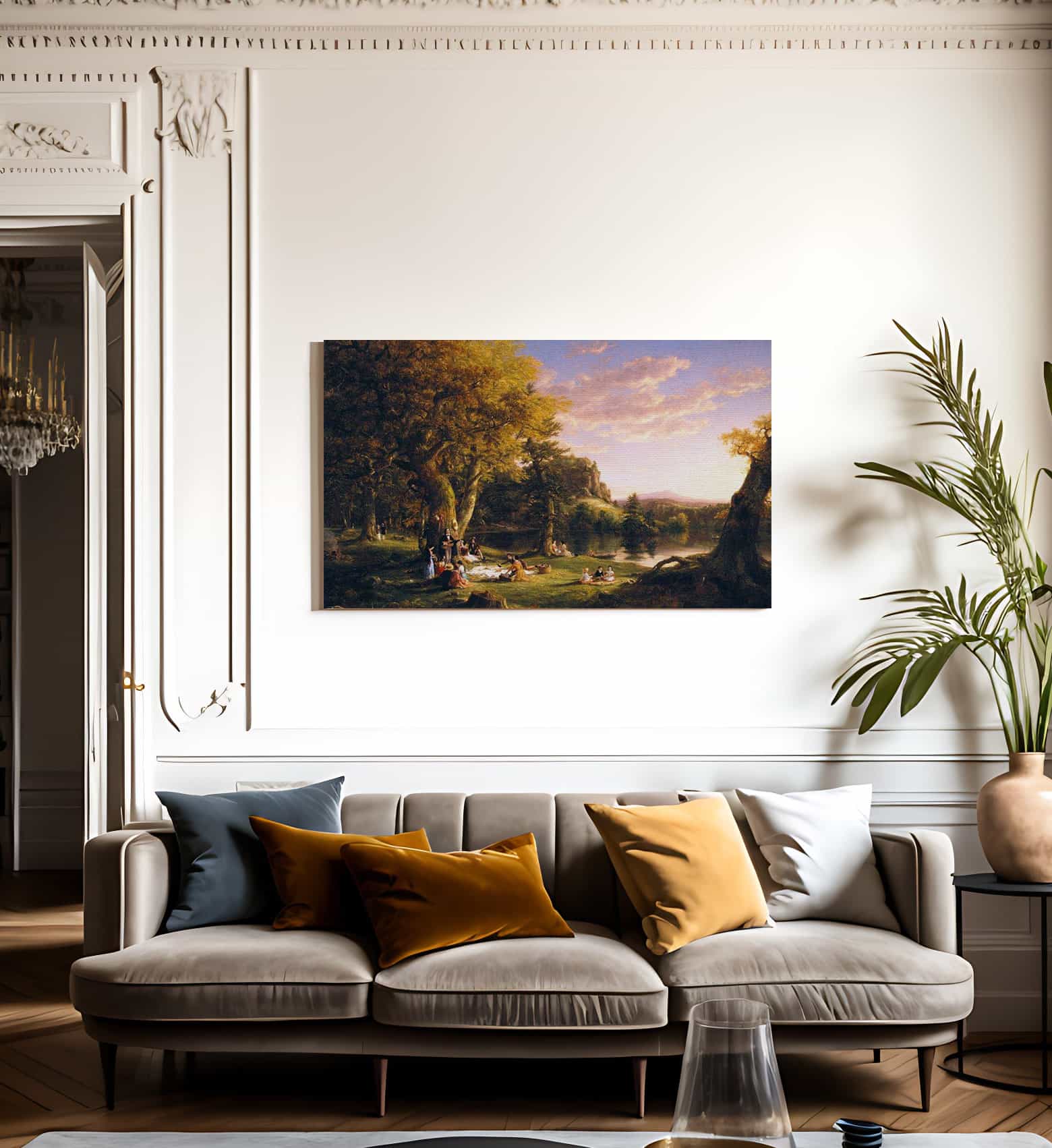 The Pic Nic By Cole Thomas Fine Art Print