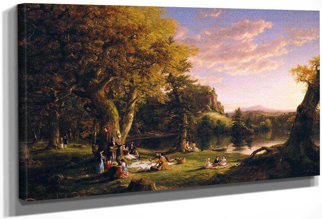 The Pic Nic By Cole Thomas Fine Art Print