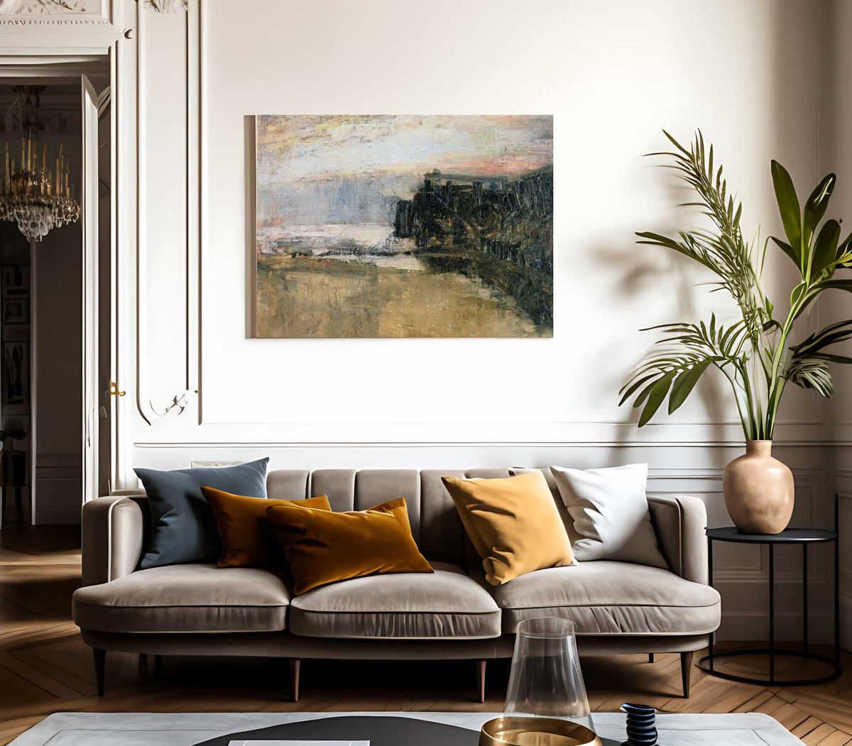 The Pier By James Ensor Fine Art Print