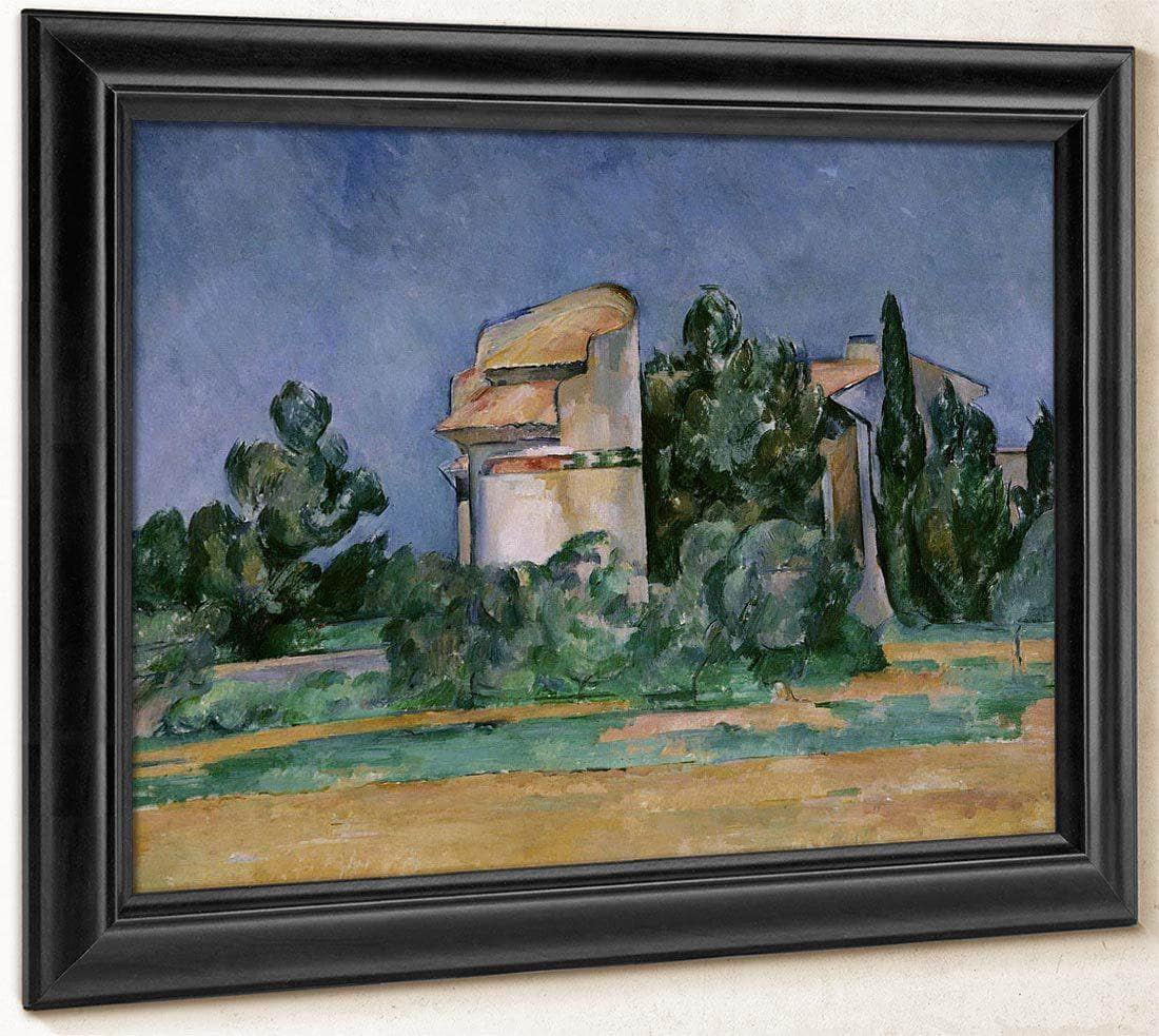 The Pigeon Tower At Bellevue By Cezanne Paul Fine Art Print