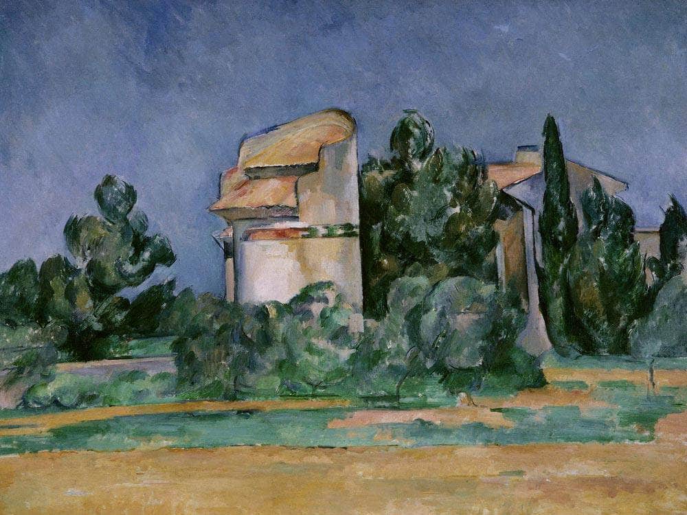The Pigeon Tower At Bellevue By Cezanne Paul Fine Art Print