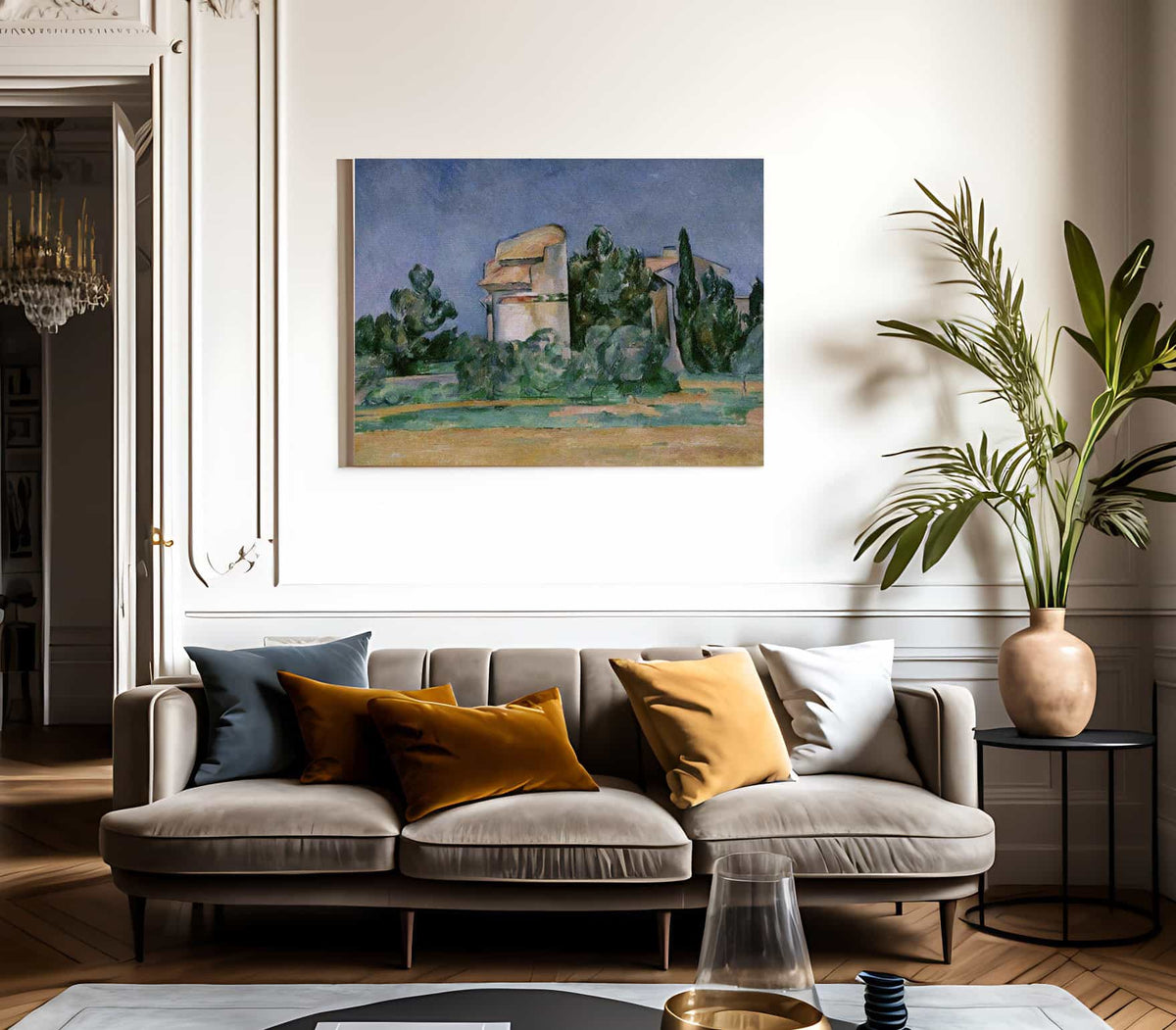 The Pigeon Tower At Bellevue By Cezanne Paul Fine Art Print