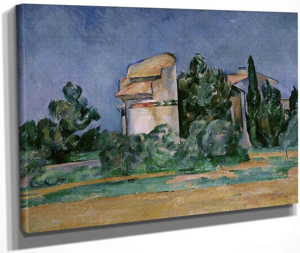 The Pigeon Tower At Bellevue By Cezanne Paul Fine Art Print