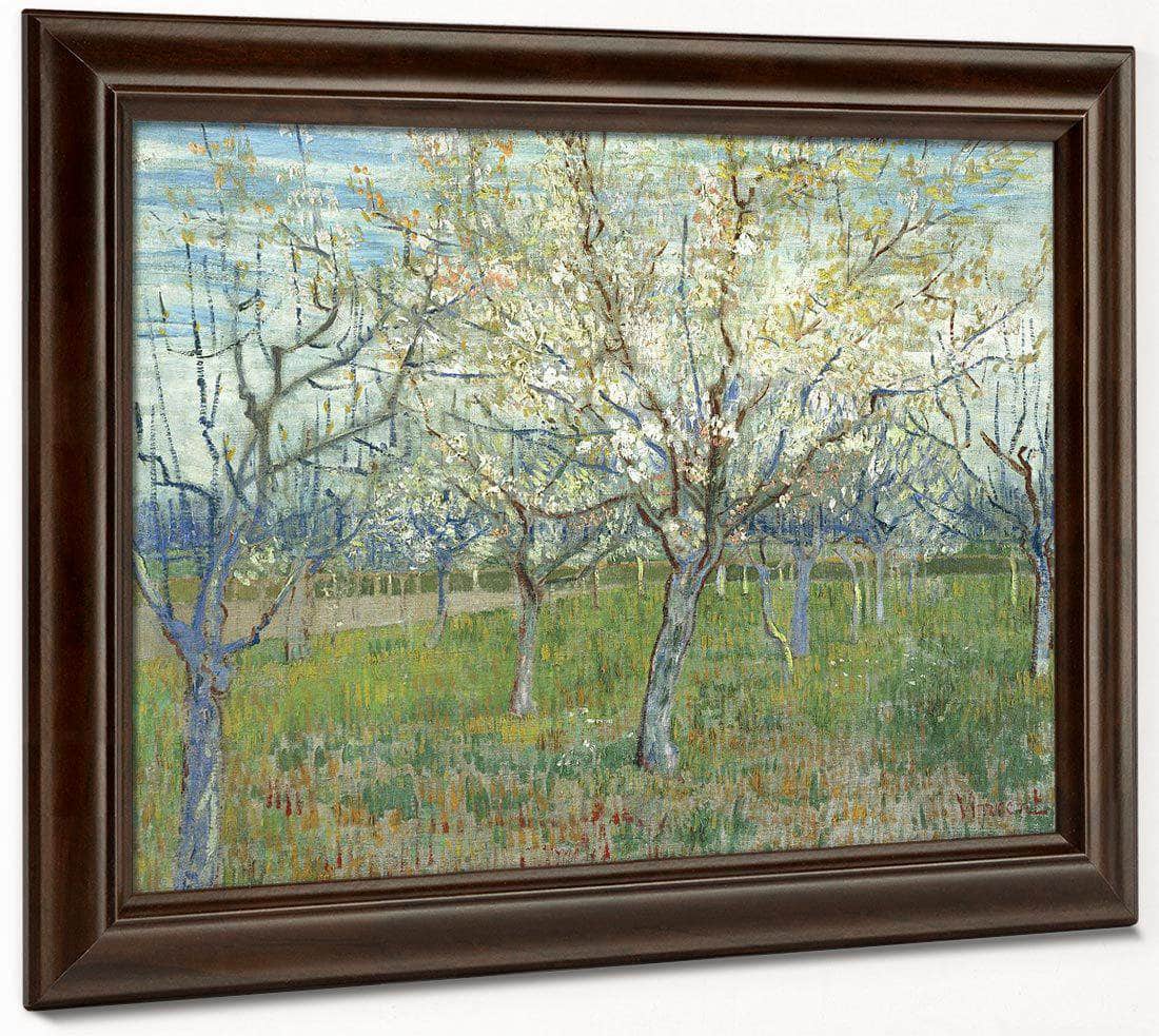 The Pink Orchard By Vincent Van Gogh Fine Art Print