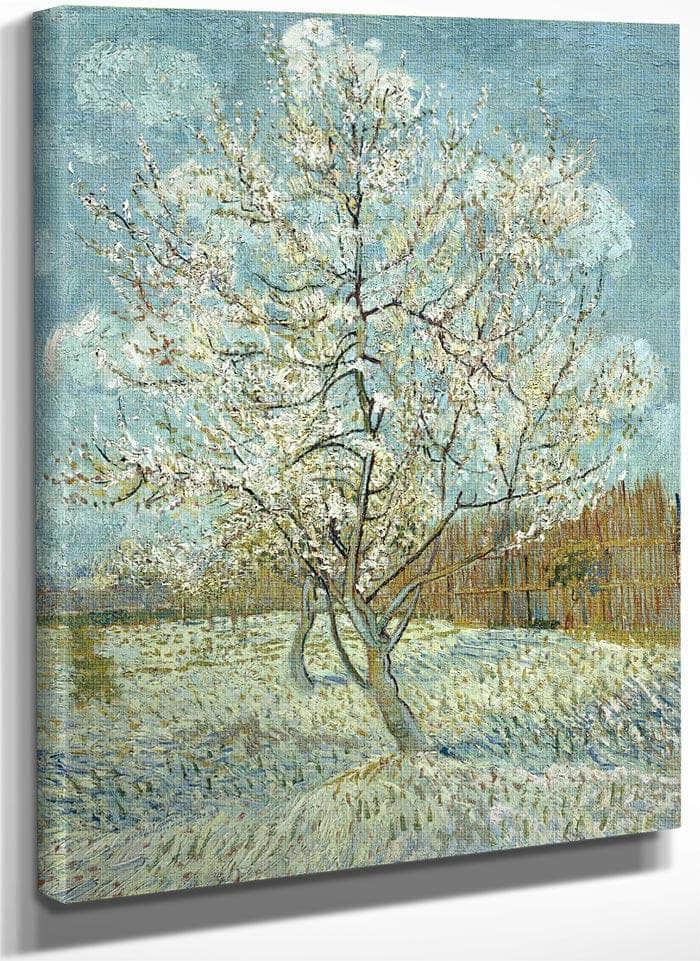 The Pink Peach Tree By Vincent Van Gogh Fine Art Print