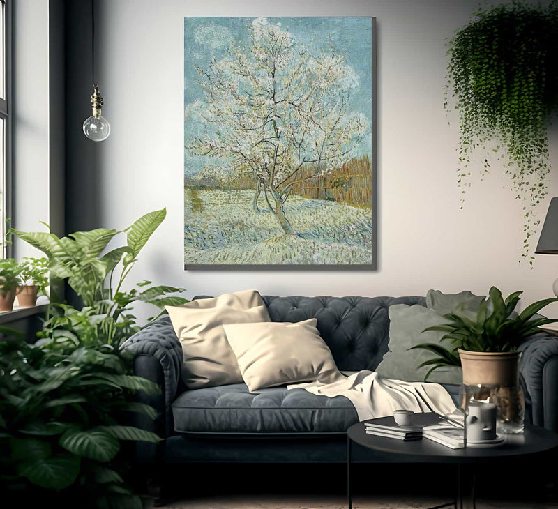 The Pink Peach Tree By Vincent Van Gogh Fine Art Print
