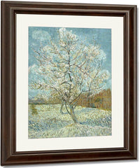 The Pink Peach Tree By Vincent Van Gogh Fine Art Print