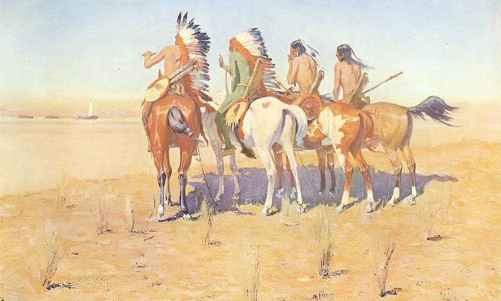 The Pioneers By Frederic Remington Fine Art Print