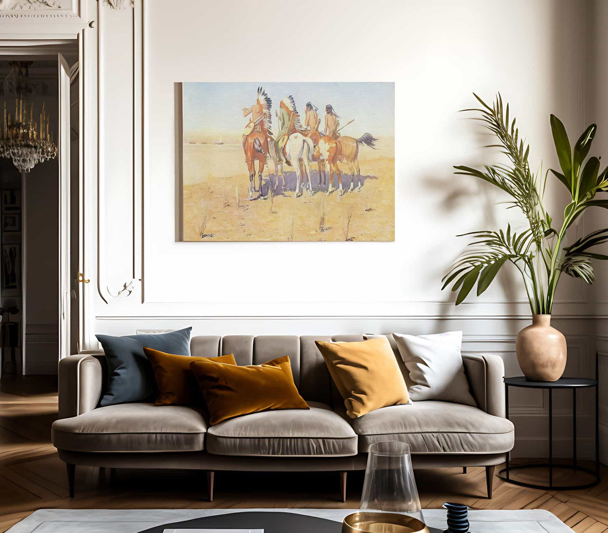 The Pioneers By Frederic Remington Fine Art Print