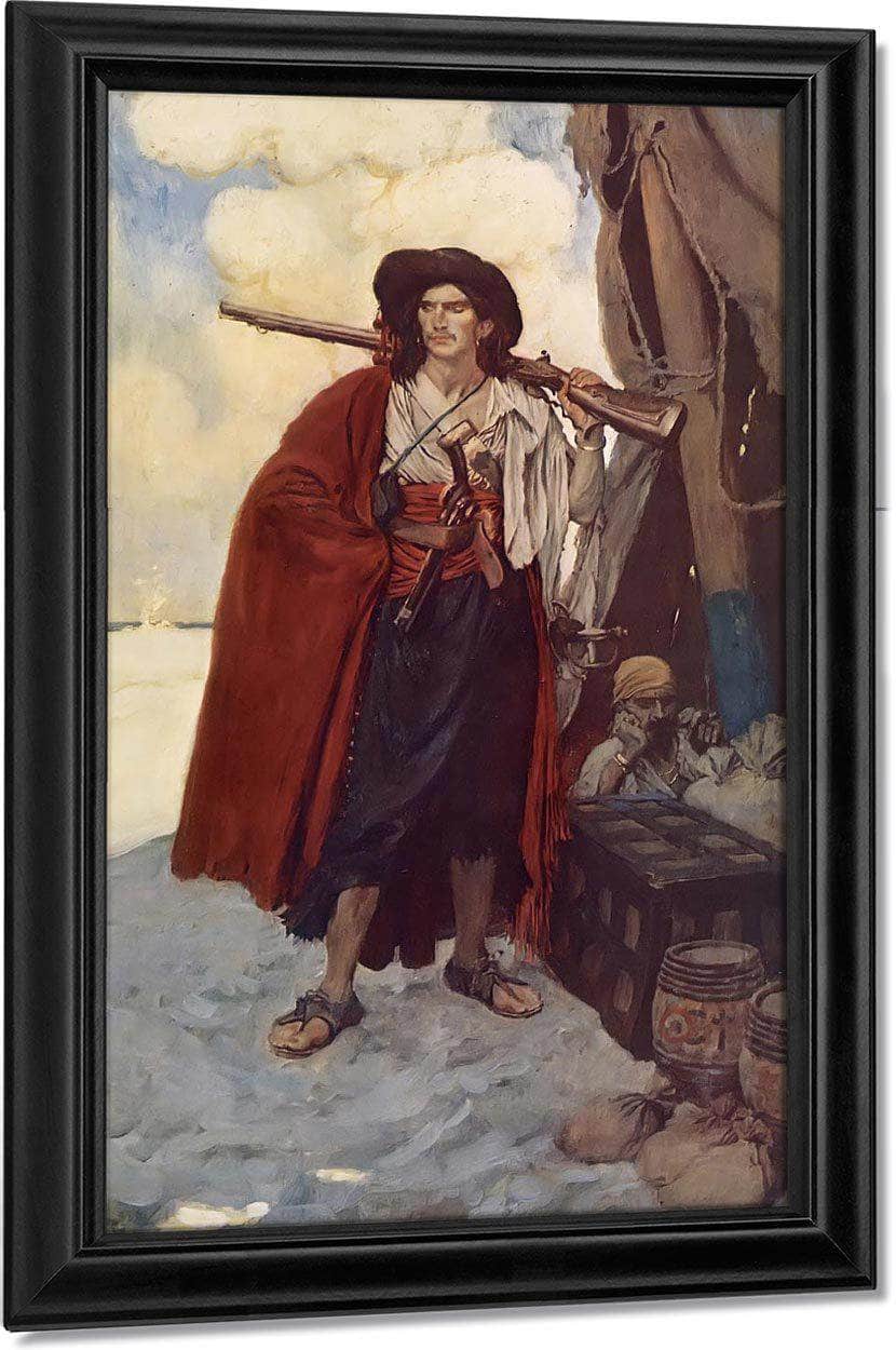 The Pirate Was A Picturesque Fellow By Howard Pyle Fine Art Print