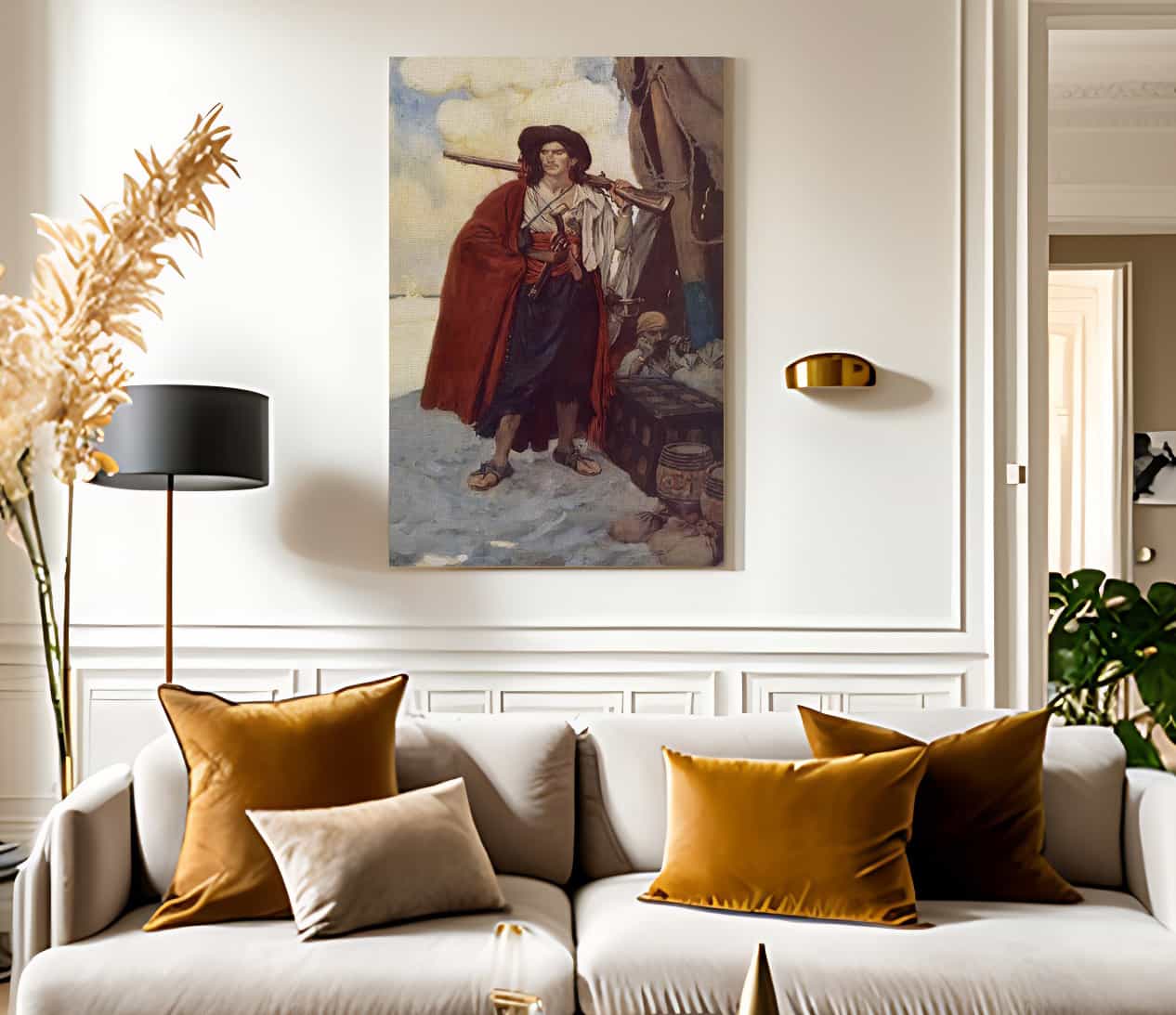 The Pirate Was A Picturesque Fellow By Howard Pyle Fine Art Print