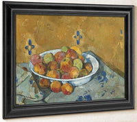 The Plate Of Apples By Cezanne Paul Fine Art Print