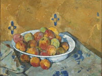 The Plate Of Apples By Cezanne Paul Fine Art Print