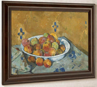 The Plate Of Apples By Cezanne Paul Fine Art Print