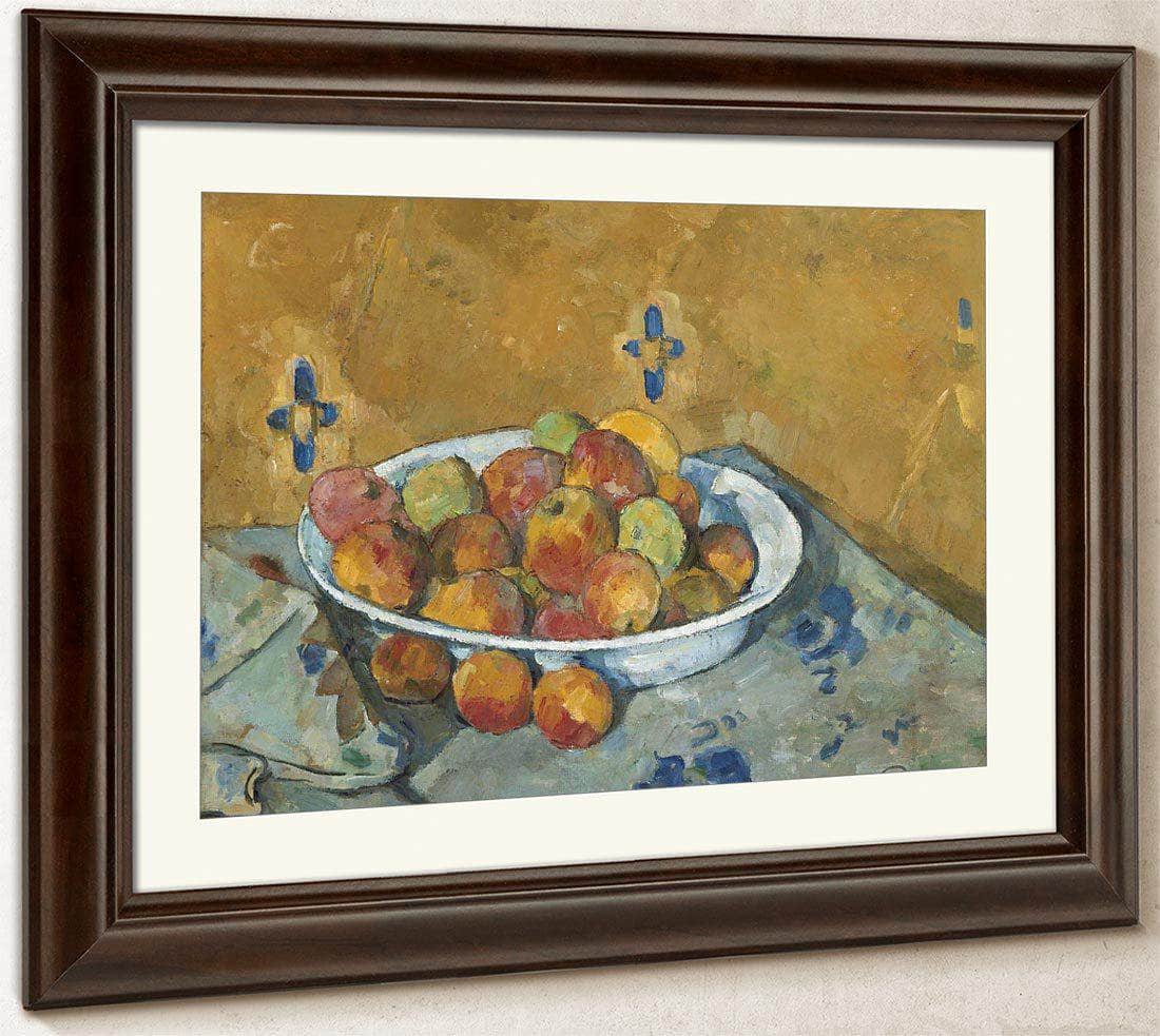 The Plate Of Apples By Cezanne Paul Fine Art Print