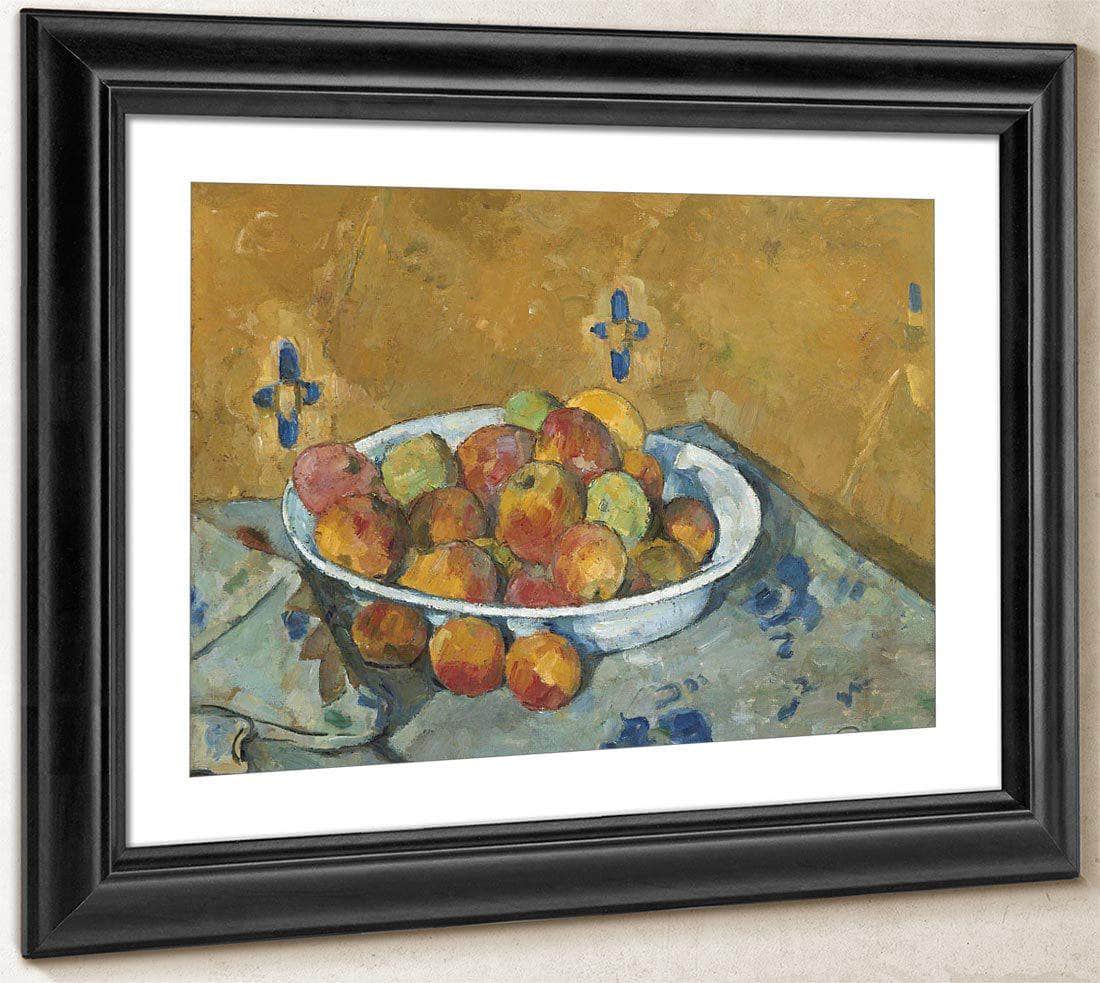 The Plate Of Apples By Cezanne Paul Fine Art Print