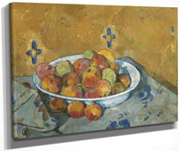 The Plate Of Apples By Cezanne Paul Fine Art Print