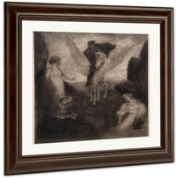 The Poet On Pegasus Entering The Realm Of The Muses By Albert Pinkhamryder Fine Art Print