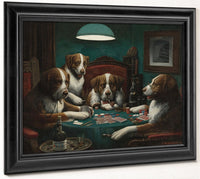 The Poker Game By Cassius Coolidge Fine Art Print