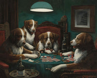 The Poker Game By Cassius Coolidge Fine Art Print