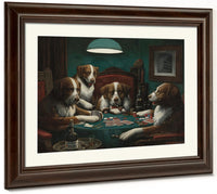 The Poker Game By Cassius Coolidge Fine Art Print