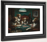 The Poker Game By Cassius Coolidge Fine Art Print