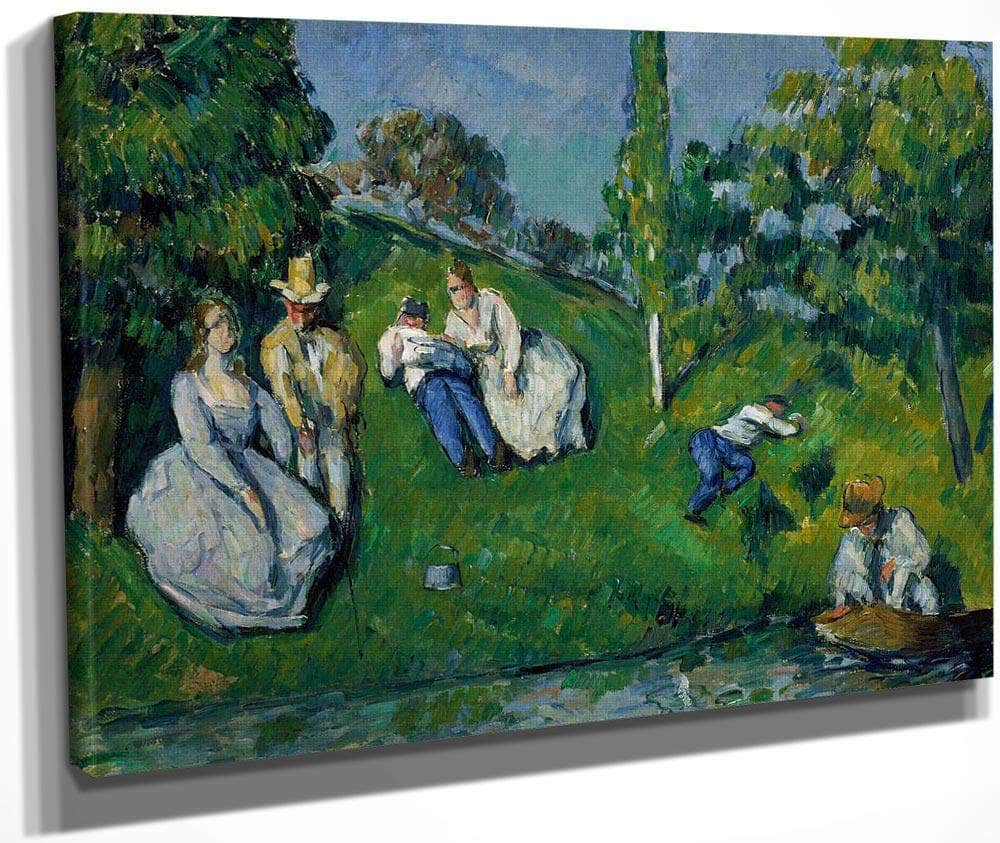 The Pond By Cezanne Paul Fine Art Print