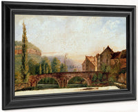 The Pont De Nahin At Ornans By Jean Desire Gustave Courbet Fine Art Print