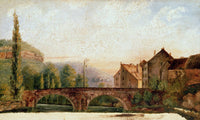 The Pont De Nahin At Ornans By Jean Desire Gustave Courbet Fine Art Print
