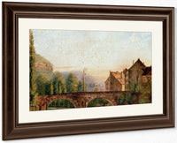 The Pont De Nahin At Ornans By Jean Desire Gustave Courbet Fine Art Print