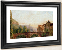 The Pont De Nahin At Ornans By Jean Desire Gustave Courbet Fine Art Print